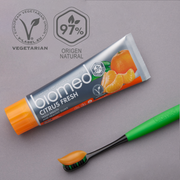 Pasta dental Biomed Citrus Fresh detalle del tubo