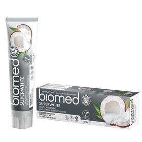 Pasta dental Biomed Superwhite coco y canela 100g