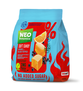Gomitas Neo Botanica Naranja y Pimienta Negra sin azúcar 120g