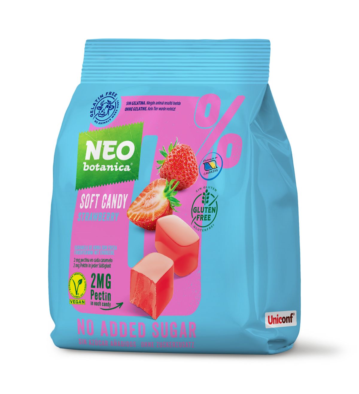 Gomitas Neo Botanica Frutilla sin azúcar 120g
