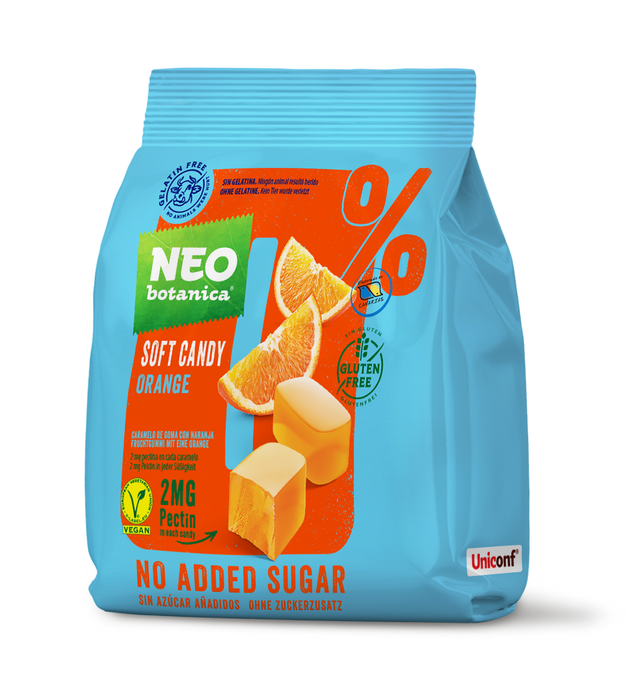 Gomitas Neo Botanica Naranja sin azúcar 120g