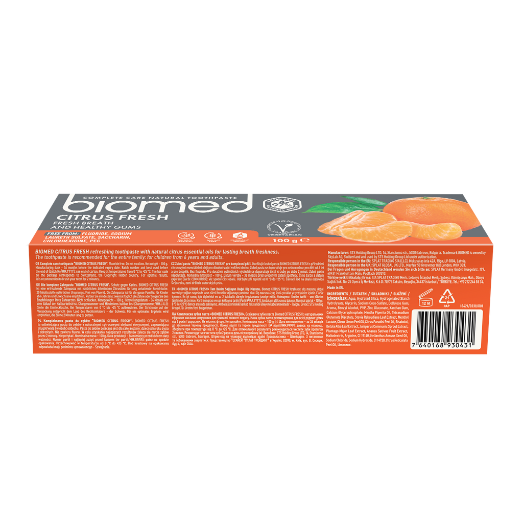 Pasta Dental Biomed Citrus Fresh 100g