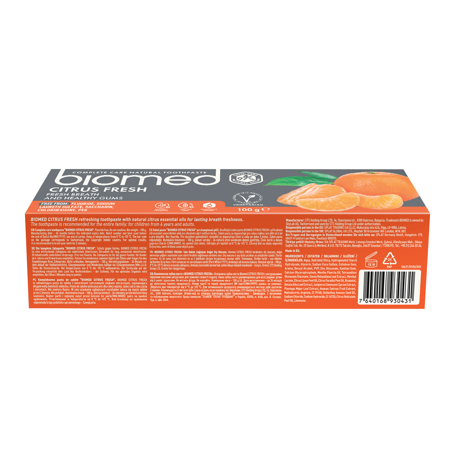Pasta Dental Biomed Citrus Fresh 100g