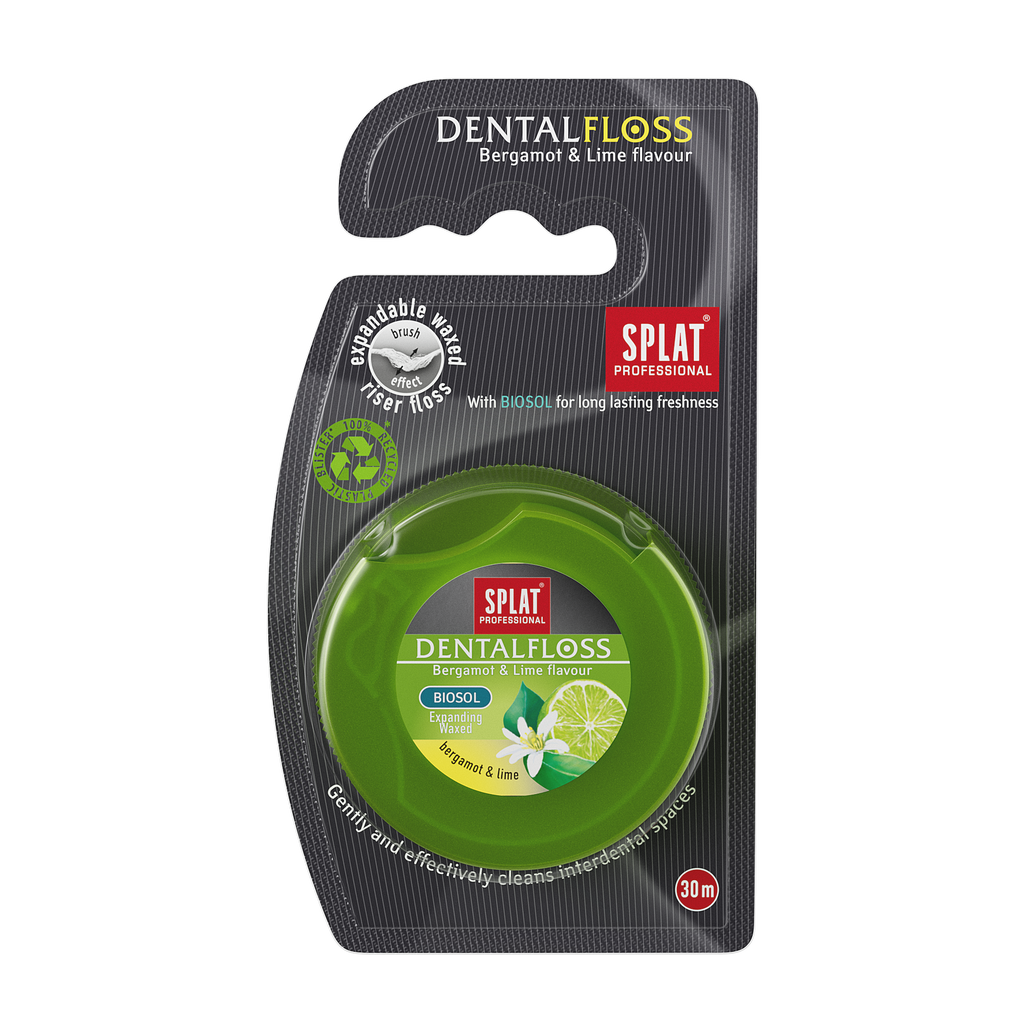 Hilo dental Splat blister bergamota y lima