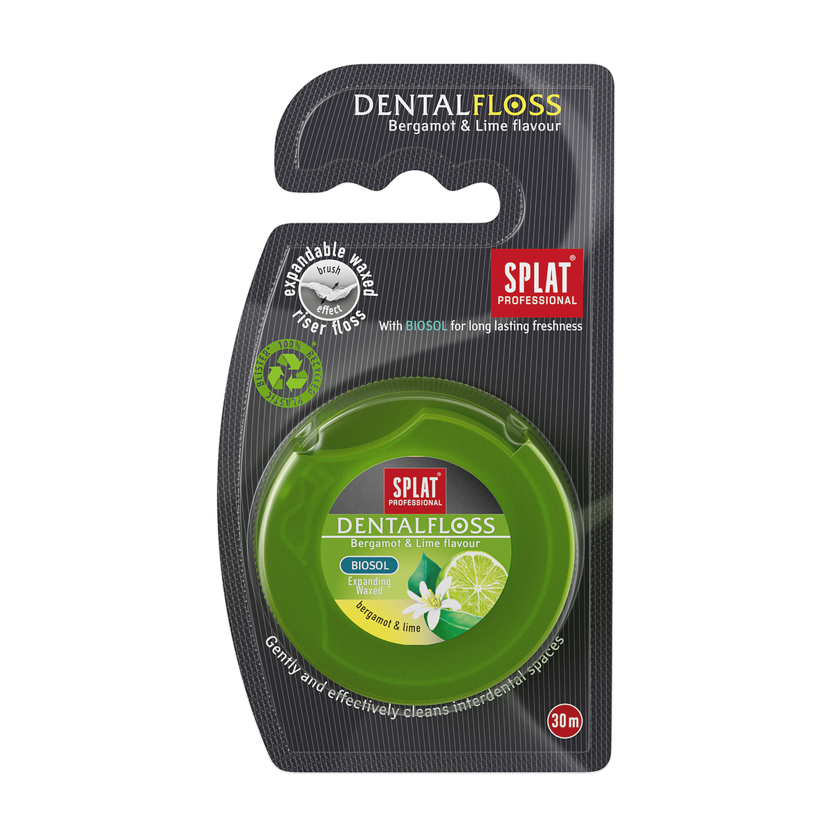 Hilo dental Splat blister bergamota y lima