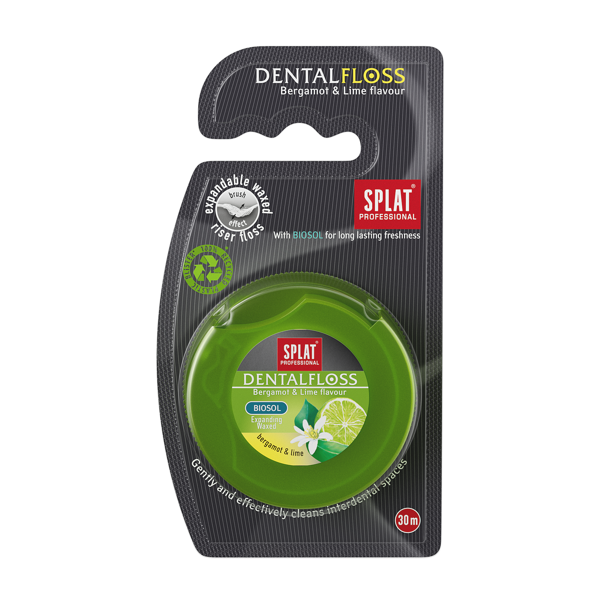 Hilo dental Splat blister bergamota y lima