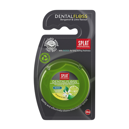 Hilo dental Splat blister bergamota y lima