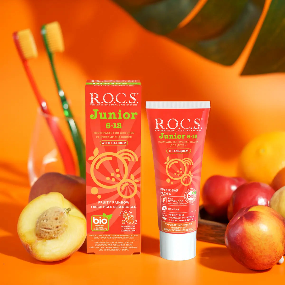 R.O.C.S. Junior Fruity Rainbow para niños de 6 a 12 años